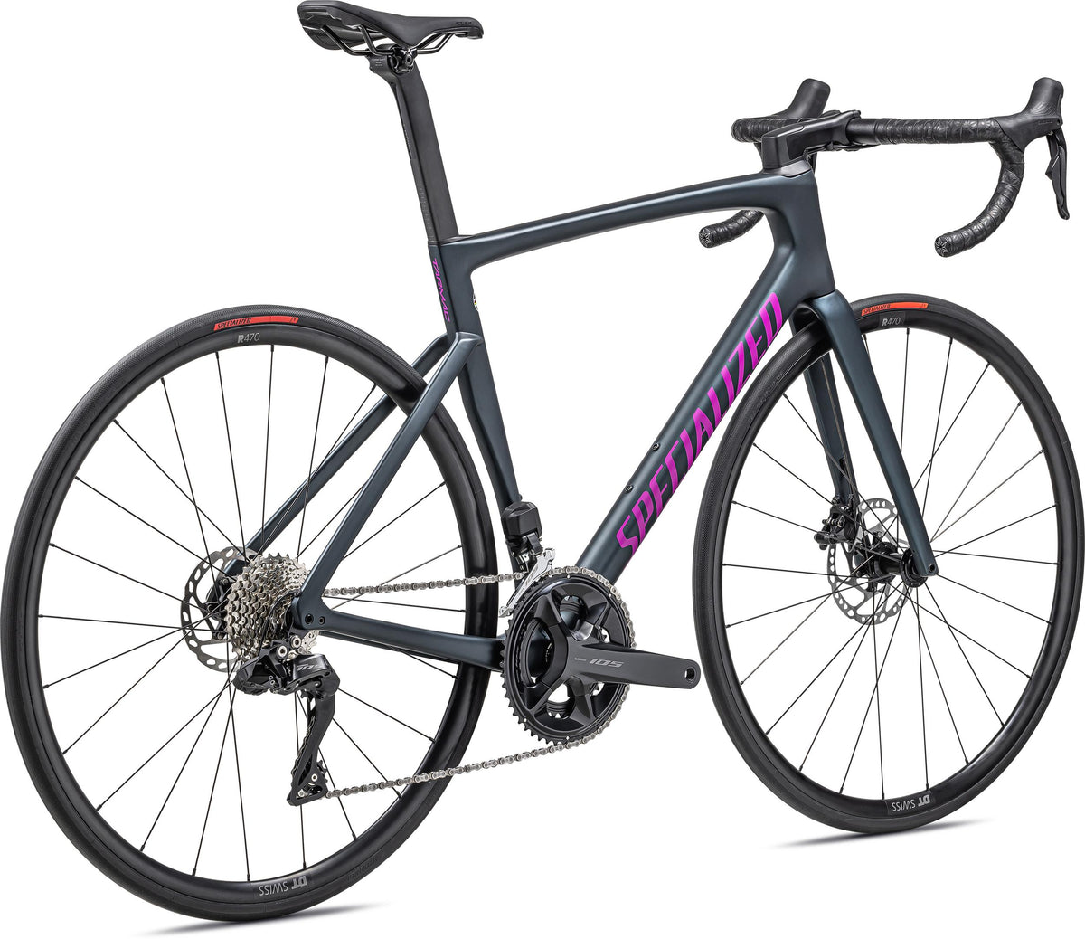 Tarmac SL7 Comp Shimano 105 Di2 Specialized 2023 Satin Metallic Deep Lake/Purple Orchid #3