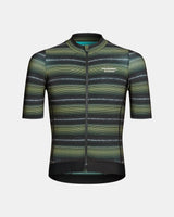 Dres Rukáv Krátký Pas Normal Studios Essential Pánské Light Olive Stripe