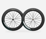 Oquo Juego Ruedas Carretera RA80LTD CS Sram XDR Escape Green Gloss