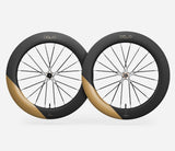 Oquo Juego Ruedas Carretera RA80LTD CS Sram XDR Metallic Golden Sand Matt