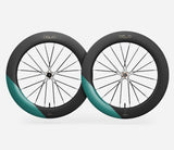 Oquo Juego Ruedas Carretera RA80LTD CS Sram XDR Metallic Jade Matt