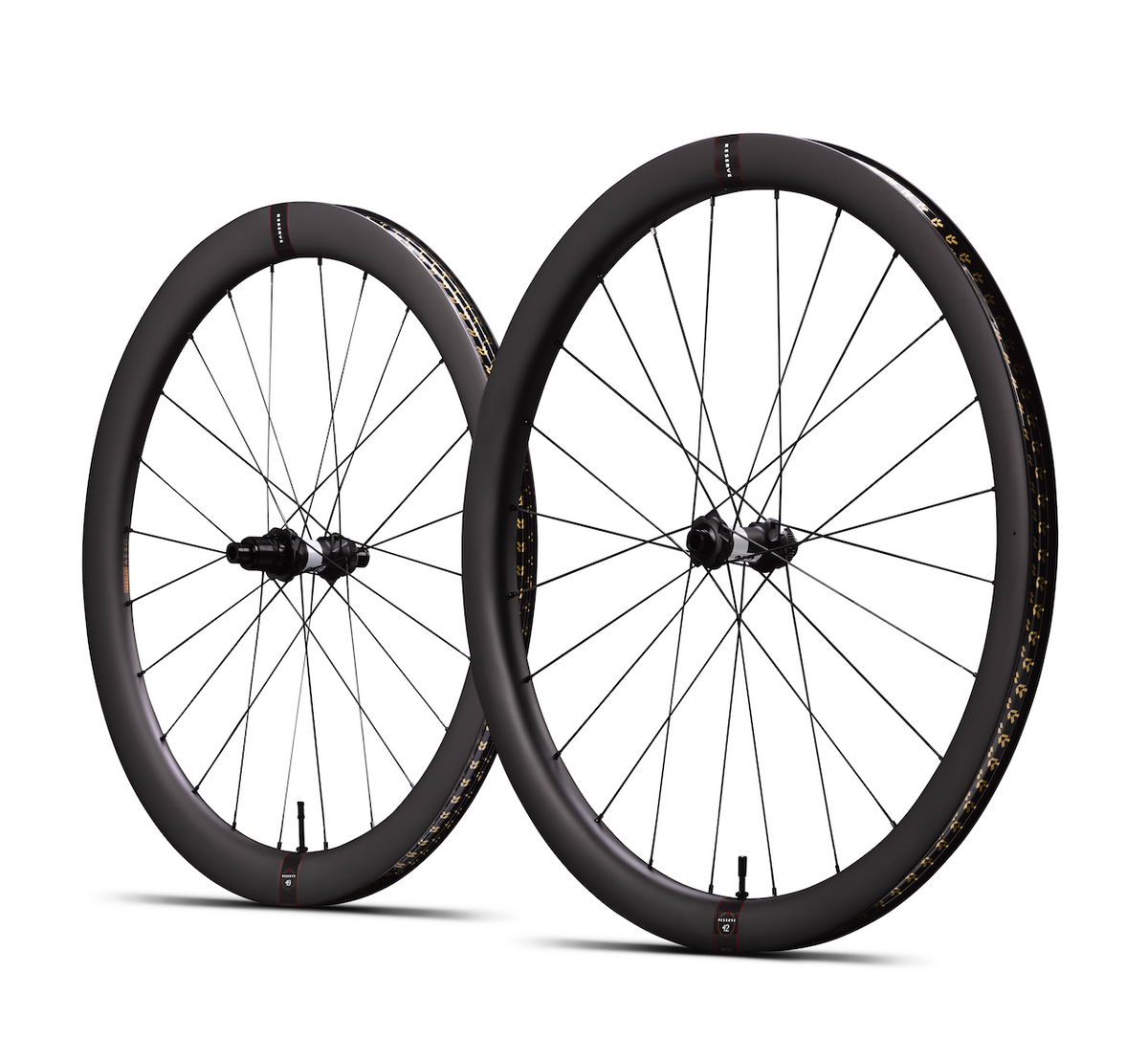 Juego Ruedas Carretera Reserve 42/49 Turbulent Aero DT Swiss 350 XDR Center Lock Negro