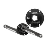 Sada Kliky Potenciómetro Quarq DFour 110 Bcd Dub Karbon Shimano Bez Misky 172.5mm Černá