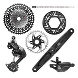 Grupo E-MTB Sram Eagle 90 104 BCD 34d Černá