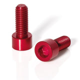 2 Šrouby Šestihranné Košík na Láhev BC-X02 Hliník M5x17mm Červená