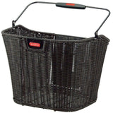 Klickfix Braided přední košík bez adaptéru 16L černý