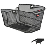 Klickfix CityMax+Clip Zadní košík Narrow Mesh 23x22.5x36cm Black