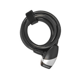 Cable Lock OXC KeyCoil10 10x1800mm Black