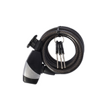Lankový zámek OXC KeyCoil12 12x1500mm černý