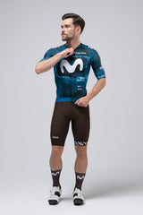 Gobik CX Pro 4.0 Unisex Dres s Krátkým Rukávem Movistar Team Gravel Squad 25